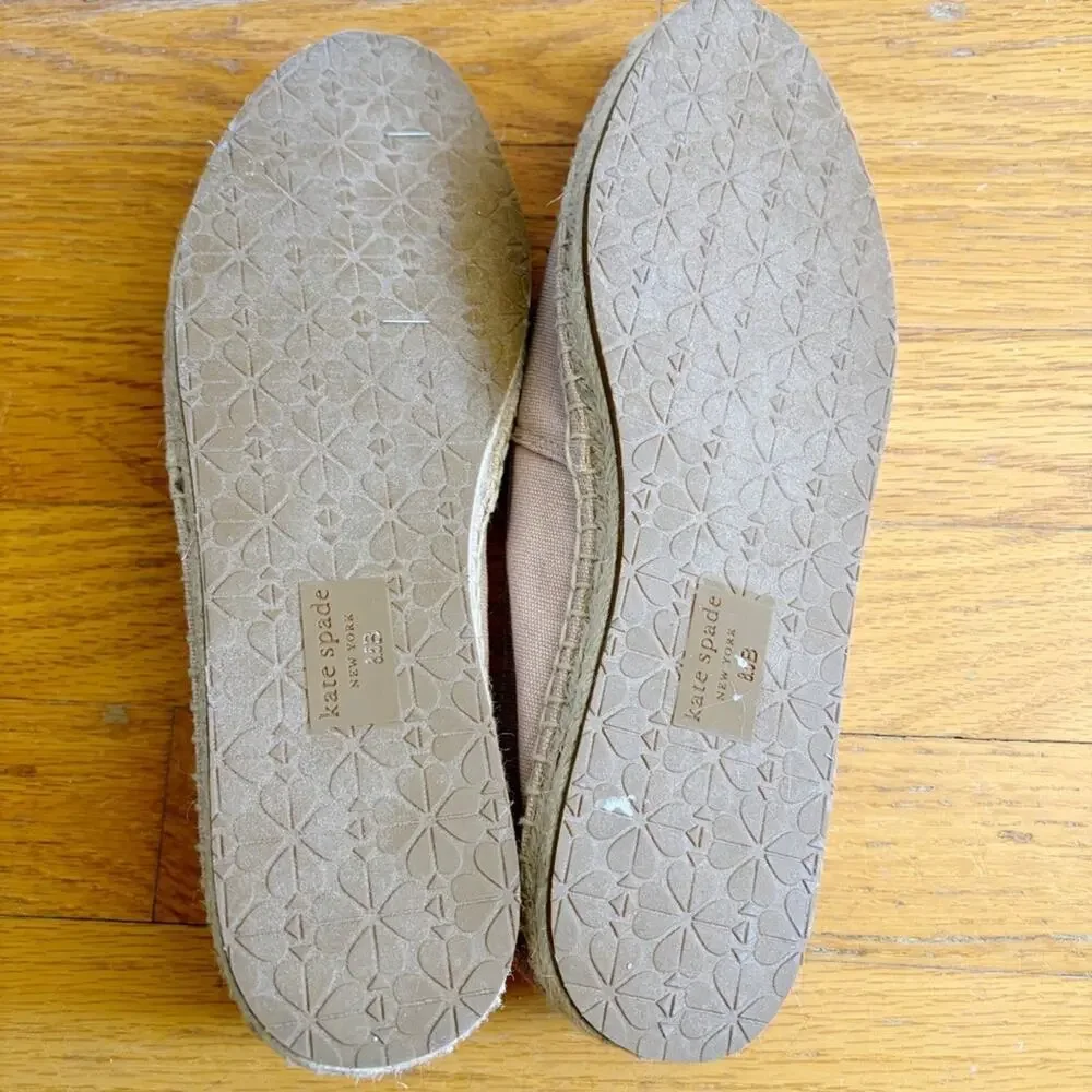Kate Spade | Garden Giraffe Espadrilles Canvas Shoes Preppy Purple Pink Size 8.5